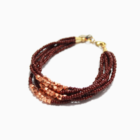 Pari Bracelet - Burgundy