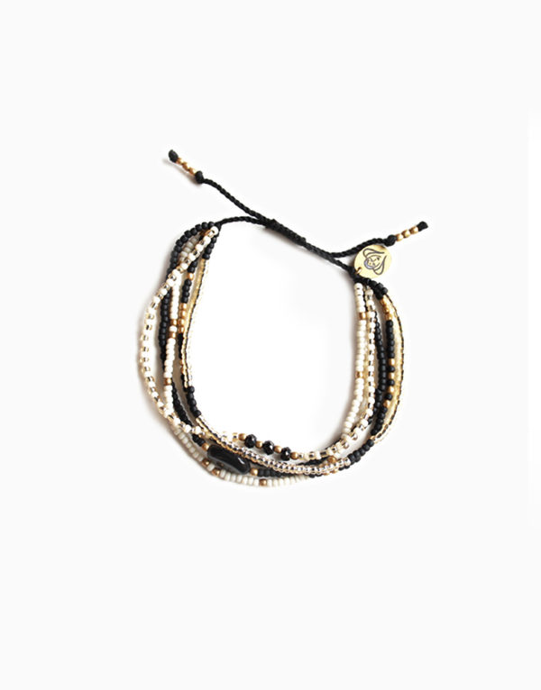 Energy Onyx Bracelet: Black and White - Image 2